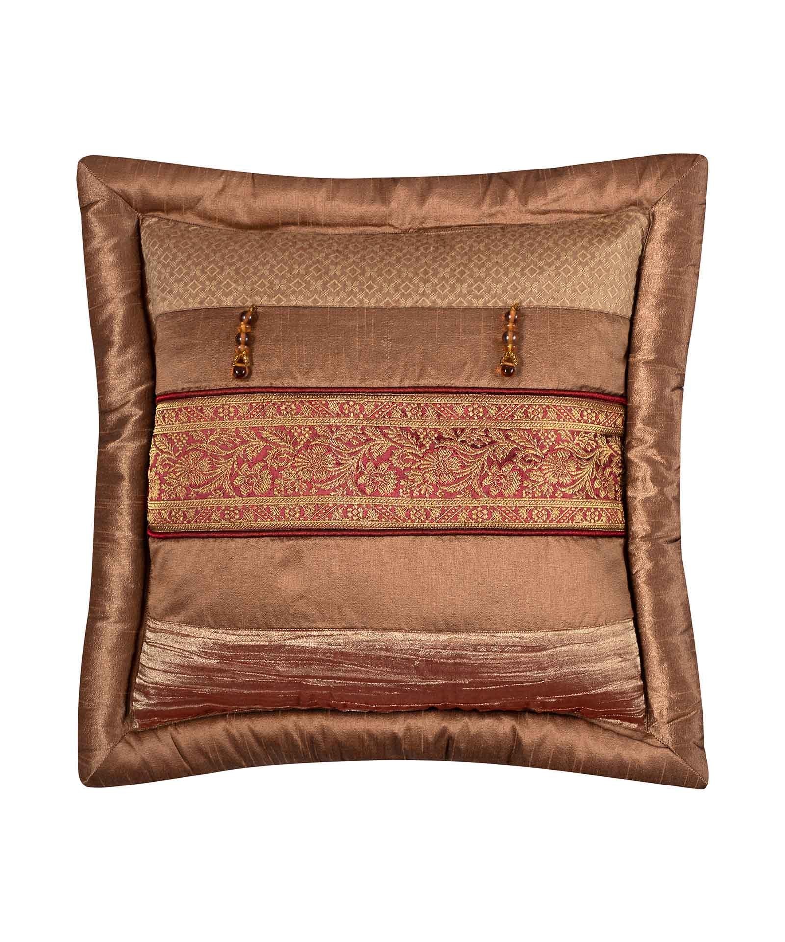 Μαξιλάρια διακοσμητικά Anesis Home - ΣΗΜΑΝΤΙΚΟ: Σε περίπτωση διαφοράς τιμής από το κατάστημα ισχύει παντα και μόνο η τιμή του καταστήματος Μαξιλαροθήκη Διακόσμησης Silk Fashion Δάκρυ Καφέ 45x45