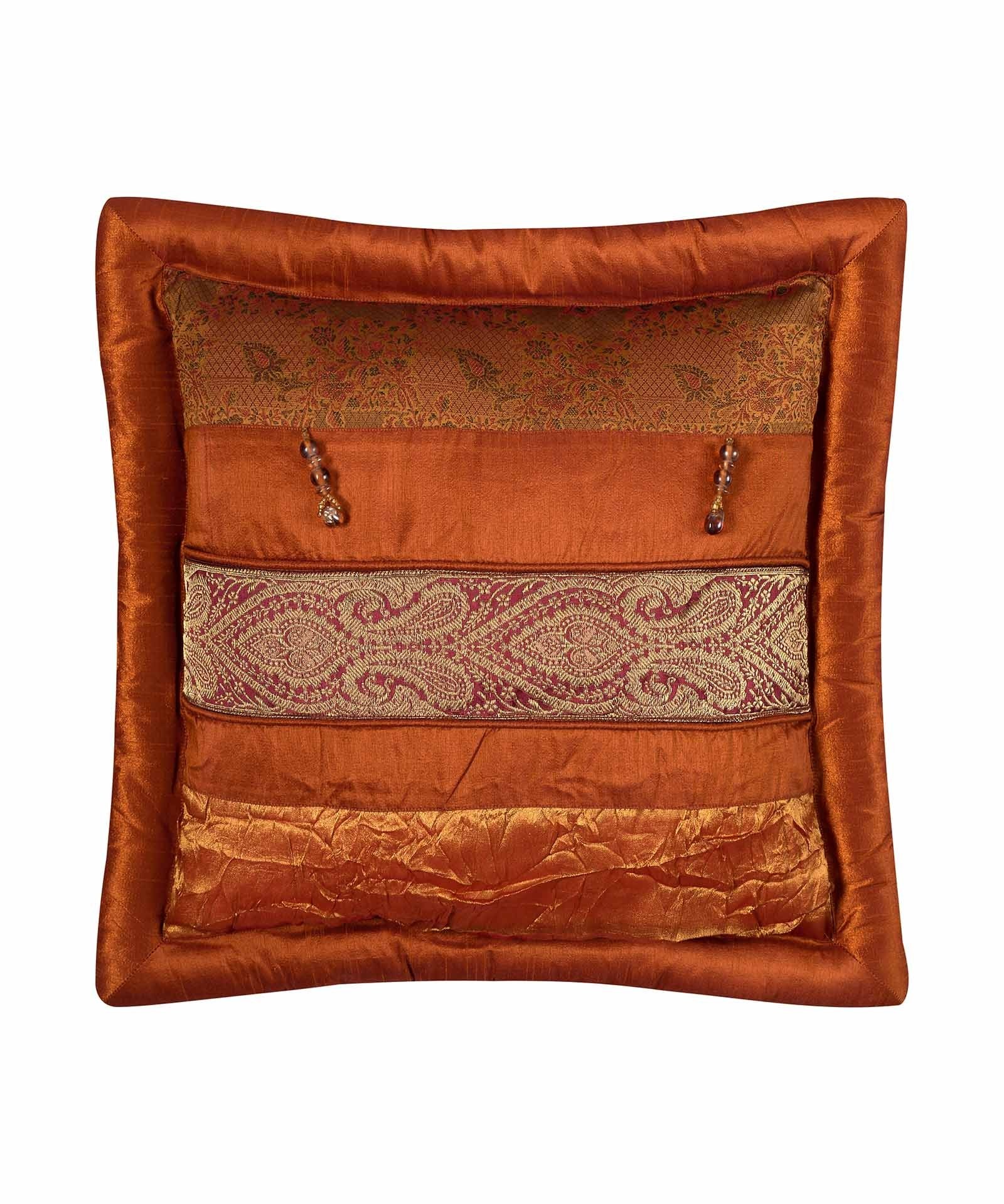 Μαξιλαροθήκη Διακόσμησης Silk Fashion Δάκρυ Πορτοκαλί 45x45