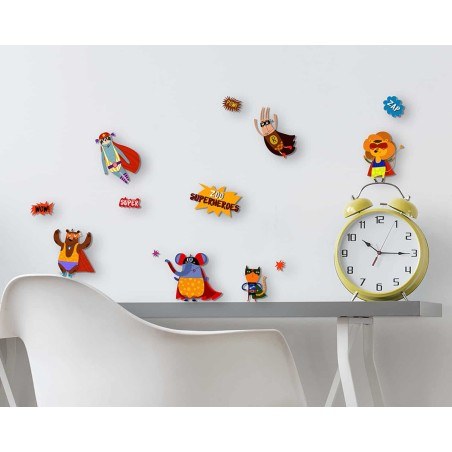 Αυτοκόλλητα 3 επιπέδων Ango Super Heroes 14509