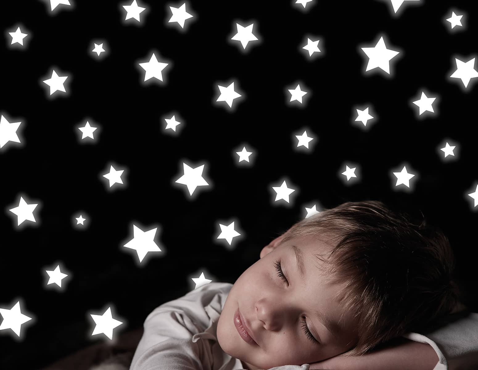 Αυτοκόλλητα Φωσφορίζοντα Τοίχου Stars 77223