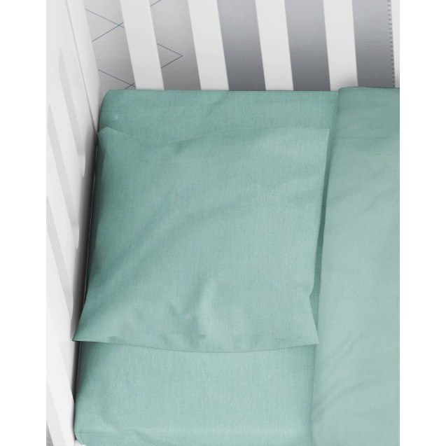 Βρεφική Μαξιλαροθήκη Dimcol Solid 497 Aqua 35x45