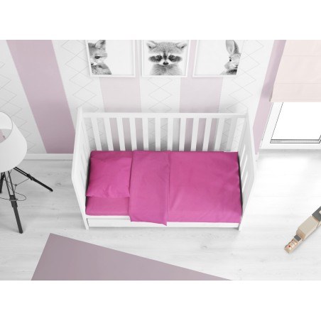 Πάπλωμα Κούνιας Dimcol Solid 499 Fuchsia 120x160