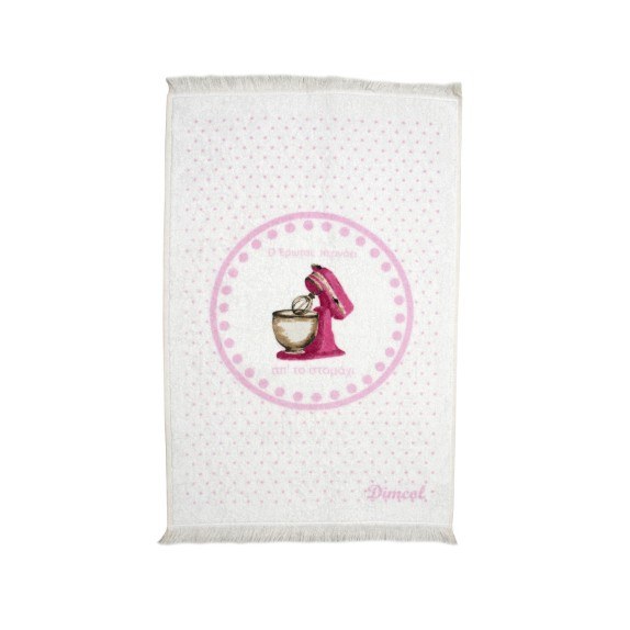 Πετσέτα Κουζίνας Dimcol Mixer 01 White 40x60