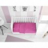 Σετ Σεντόνια Κούνιας 3 Τεμαχίων Dimcol Solid 499 Fuchsia 120x160