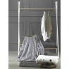 Σετ Γούνινη Κουβέρτα Υπέρδιπλη Morven Kaplan K08 Γκρι 230x250