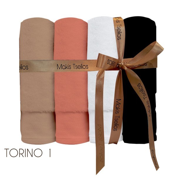 Σετ Πετσέτες Προσώπου 4 Τεμαχίων Makis Tselios...
