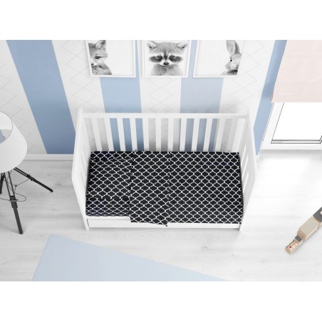 Πάπλωμα Κούνιας Dimcol Windows 175 Dark Blue-White 120x160