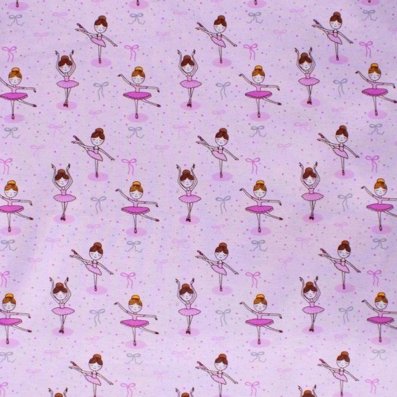 Σεντόνι Λίκνου Dimcol Μπαλαρίνα 167 Lila 80x110