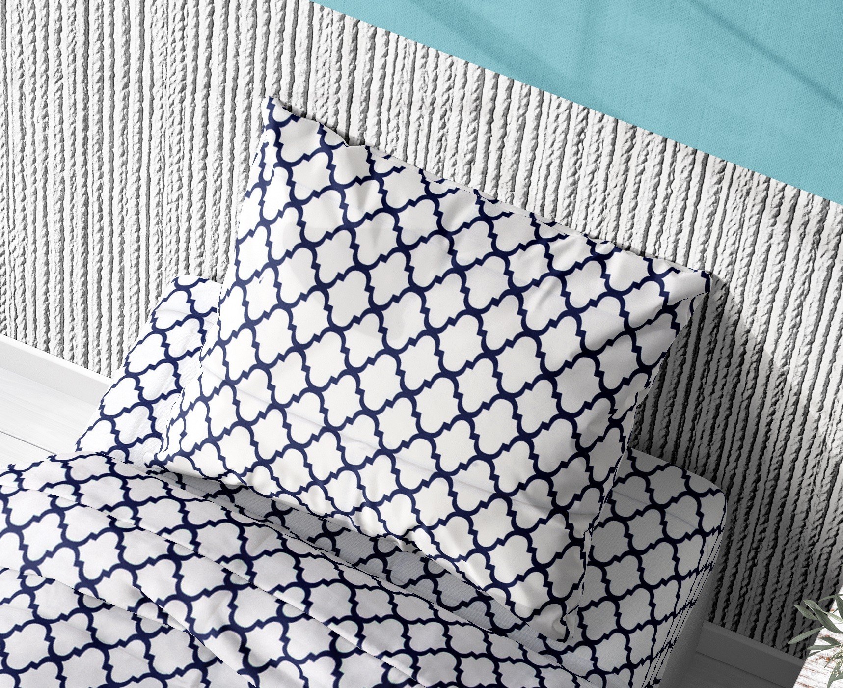 Μαξιλαροθήκη 50x70 Dimcol Windows 176 Blue 50x70