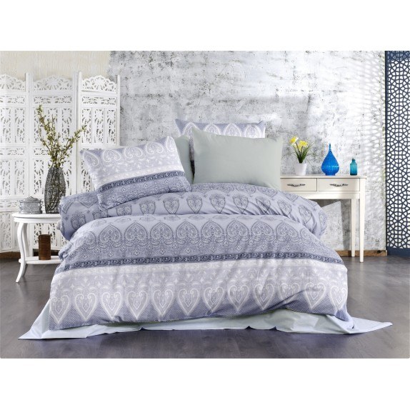 Σετ Σεντόνια Μονά 3 Τεμαχίων Dimcol Ηλέκτρα 360 Grey 160x240