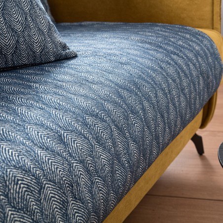 Ριχτάρι Πολυθρόνας Gofis Home Peacock Royal Blue 935-1/01 180x180