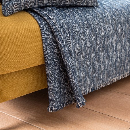 Ριχτάρι Πολυθρόνας Gofis Home Peacock Royal Blue 935-1/01 180x180