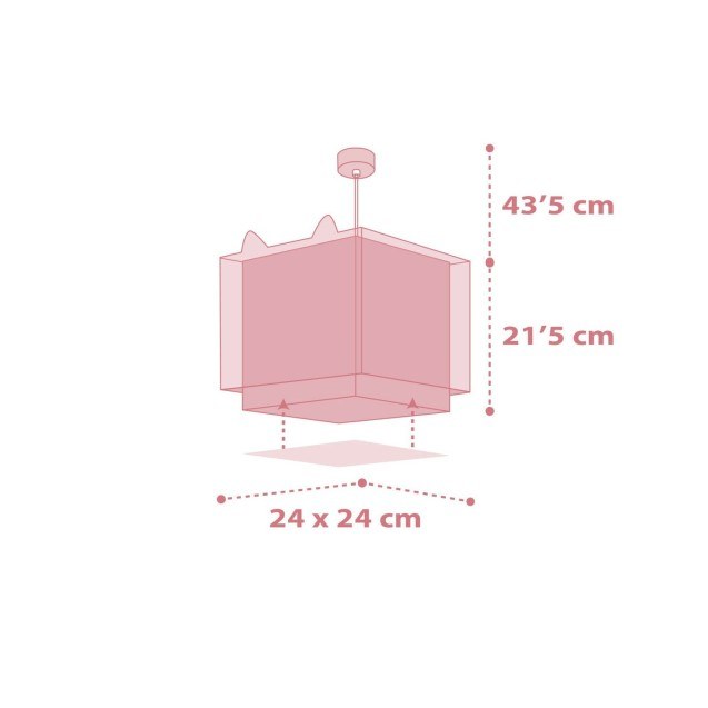 Παιδικό Φωτιστικό Οροφής Ango Little Tiger 64582