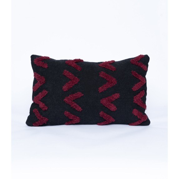 Μαξιλαροθήκη Διακόσμησης Palamaiki Mat Bordeaux 30x50