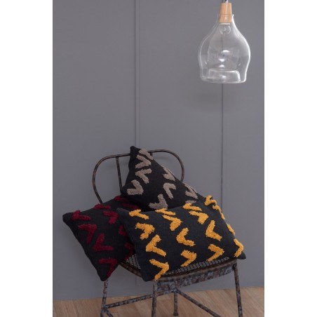 Μαξιλαροθήκη Διακόσμησης Palamaiki Mat Bordeaux 30x50