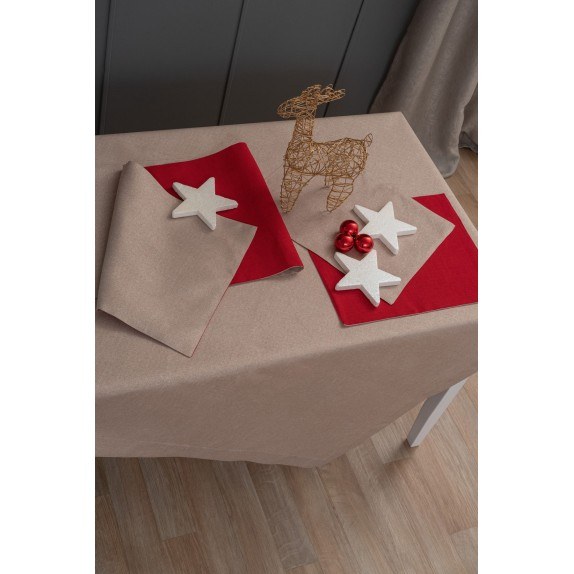 Τραπεζομάντηλο Palamaiki Cd01 Beige 140x180