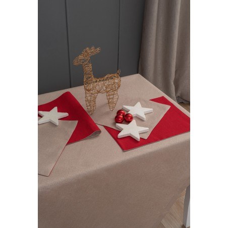 Τραπεζομάντηλο Palamaiki Cd01 Beige 140x180
