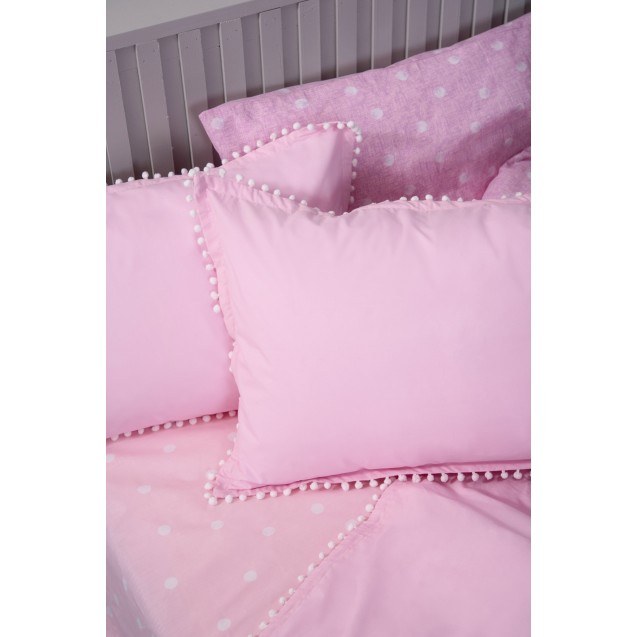 Παπλωματοθήκη Υπέρδιπλη Palamaiki Pon-Pon Lilac...