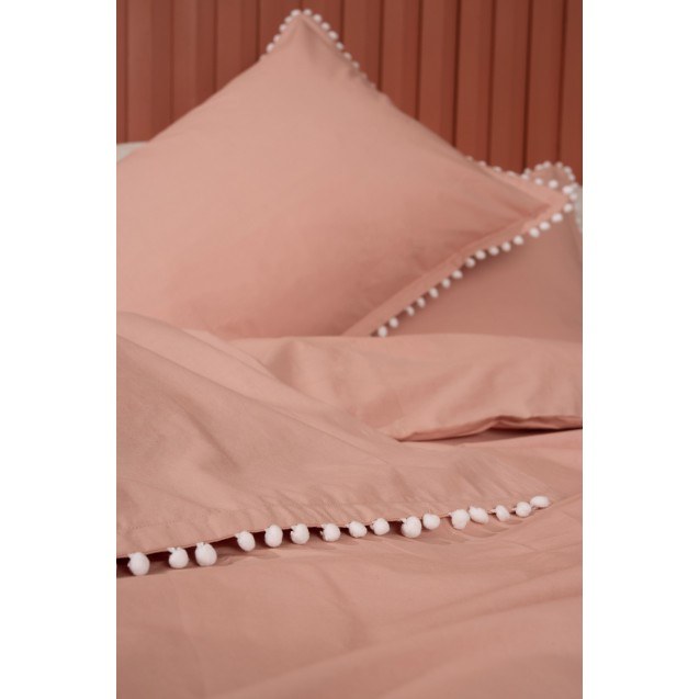 Παπλωματοθήκη Ημίδιπλη Palamaiki Pon-Pon Rose...