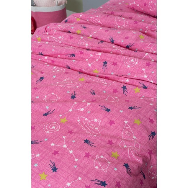 Κουρτίνα με Τρέσα Palamaiki Comet Fuchsia 170x260