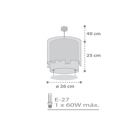 Παιδικό Φωτιστικό Οροφής Μονόφωτο Ango Loving Deer 61272