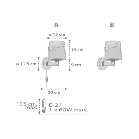 Παιδική Απλίκα Τοίχου Ango Loving Deer 61279