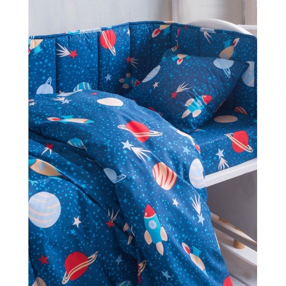 Σετ Σεντόνια Κούνιας 3 Τεμαχίων Rythmos Space Odyssey...