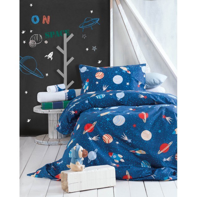 Σετ Σεντόνια Ημίδιπλα 3 Τεμαχίων Rythmos Space...