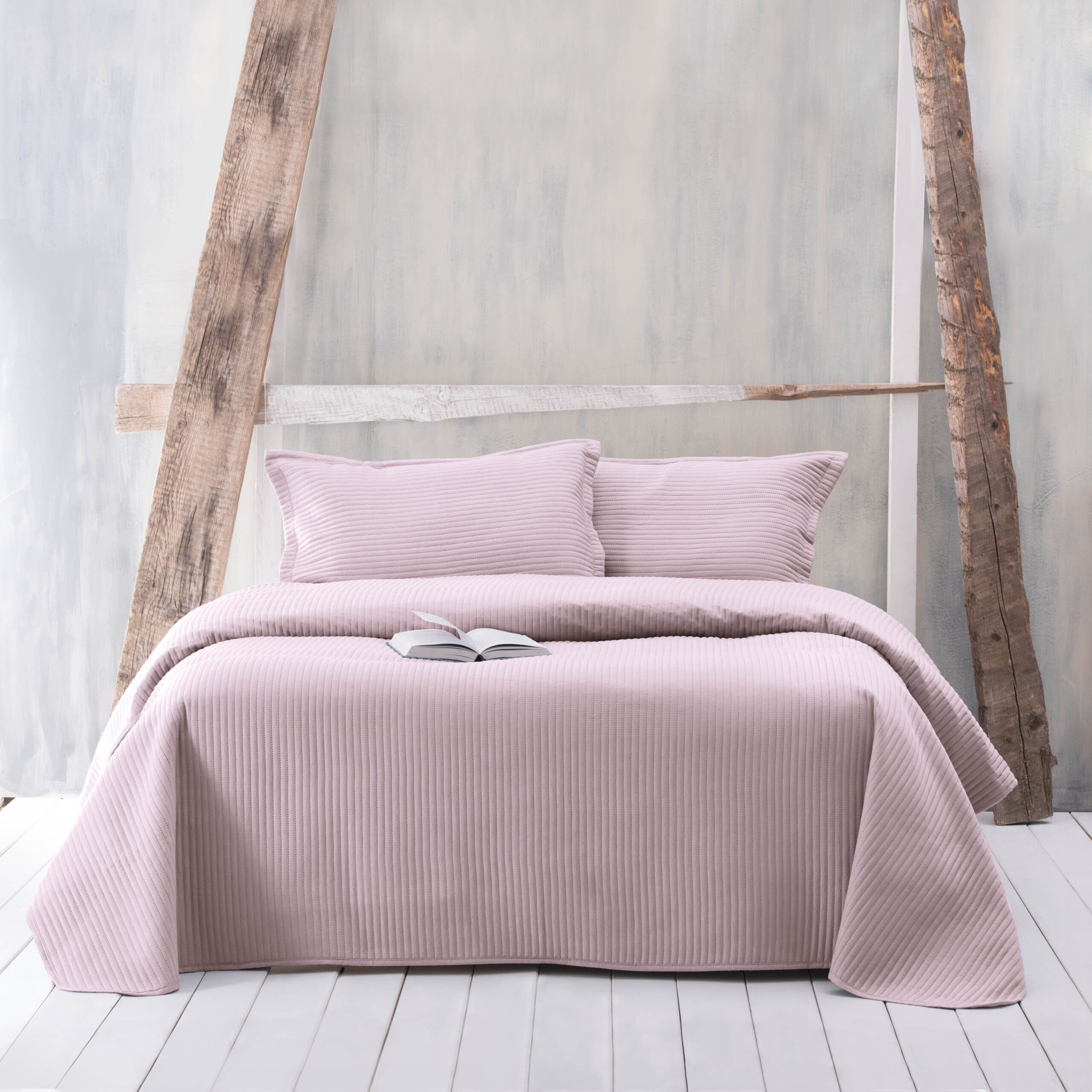 Σετ Κουβερλί Ημίδιπλο 2 Τεμαχίων Rythmos Jazz 2 Πούδρα 160x240