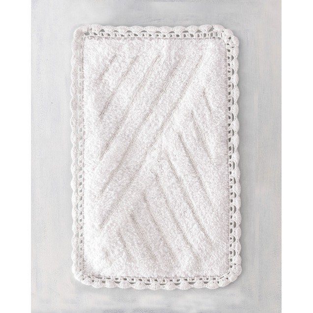 Χαλάκι Rythmos Emperor Λευκό 60x90