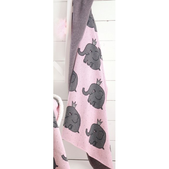 Κουβέρτα Αγκαλιάς Rythmos Elephant 80x100