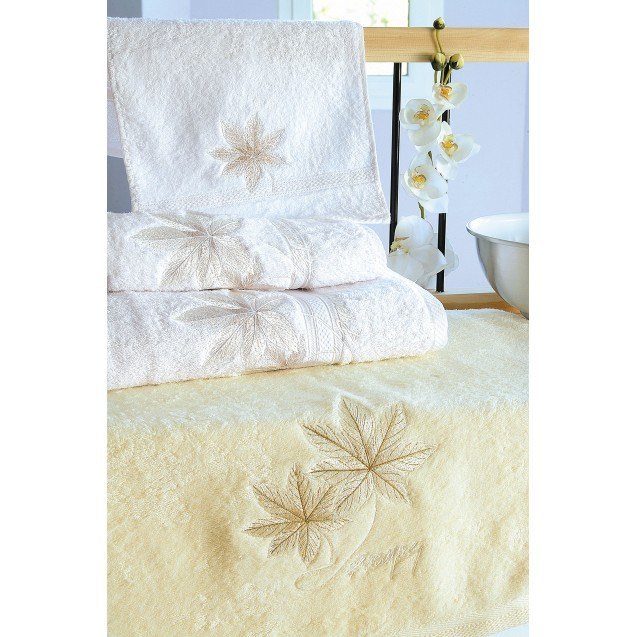 Σετ Πετσέτες 3 Τεμαχίων Rythmos Astypalea Εκρού