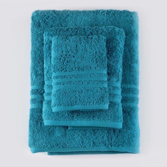 Πετσέτα Προσώπου Rythmos Aria Petrol 50x90