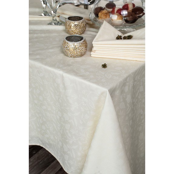 Σετ Πετσέτες Φαγητού 6 τεμαχίων Rythmos Bensimon Εκρού 50x50