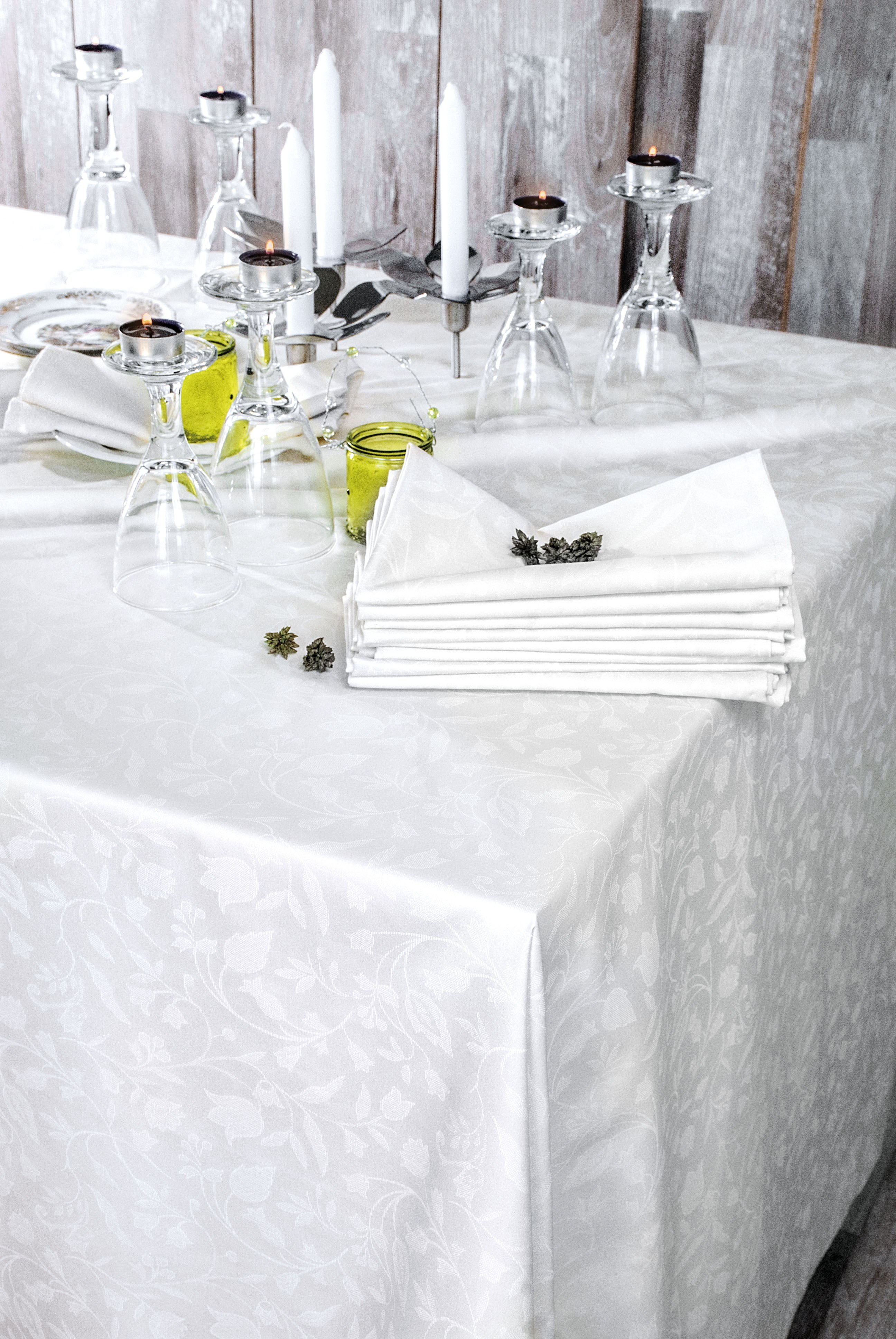 Καρέ Rythmos Bensimon Λευκό 90x90