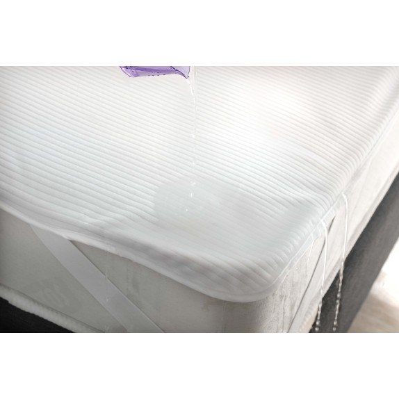 Επίστρωμα Αδιάβροxο Υπέρδιπλο με Λάστιχο Rythmos Λευκό...