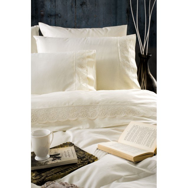 Σετ Σεντόνια Υπέρδιπλα 4 Τεμαχίων Rythmos Helga...