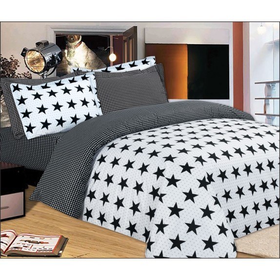 Σετ Σεντόνια Υπέρδιπλα 4 Τεμαχίων Le Blanc Premium Star...