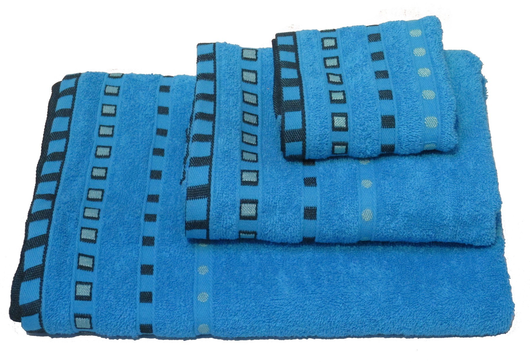 ΚΟΜΒΟΣ - ΣΗΜΑΝΤΙΚΟ: Σε περίπτωση διαφοράς τιμής από το κατάστημα ισχύει παντα και μόνο η τιμή του καταστήματος Πετσέτα Μπάνιου ΚΟΜΒΟΣ Πεννιέ 450 Πουά Turquoise 70x140