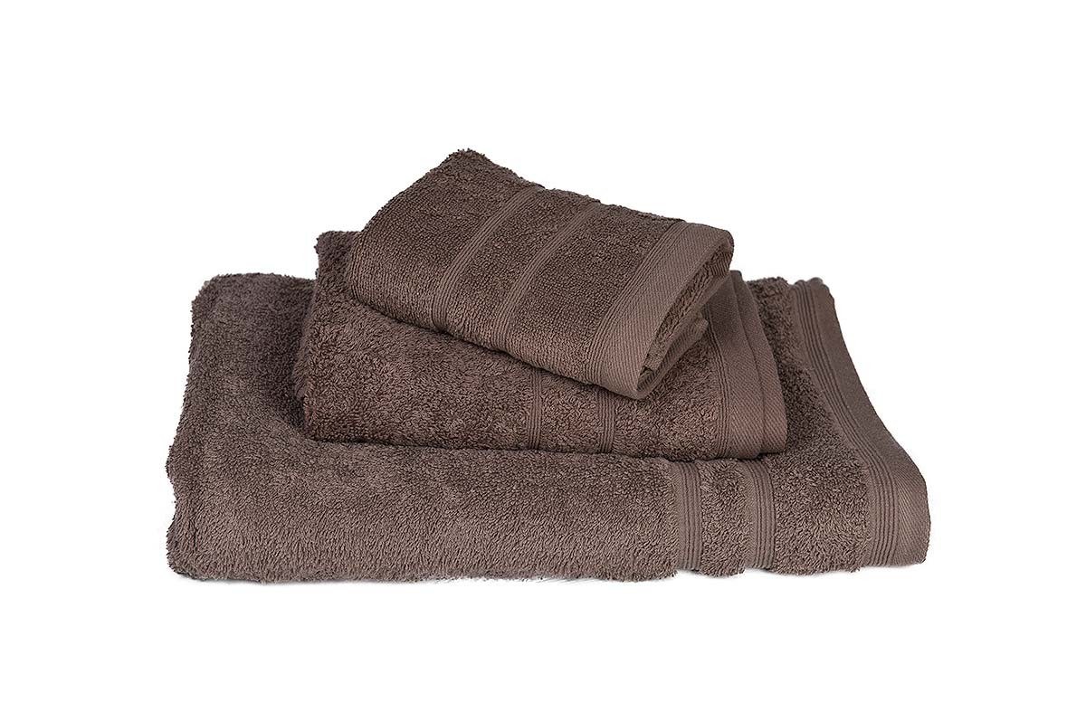 Πετσέτα Μπάνιου ΚΟΜΒΟΣ Πεννιέ 500 Brown 75x145