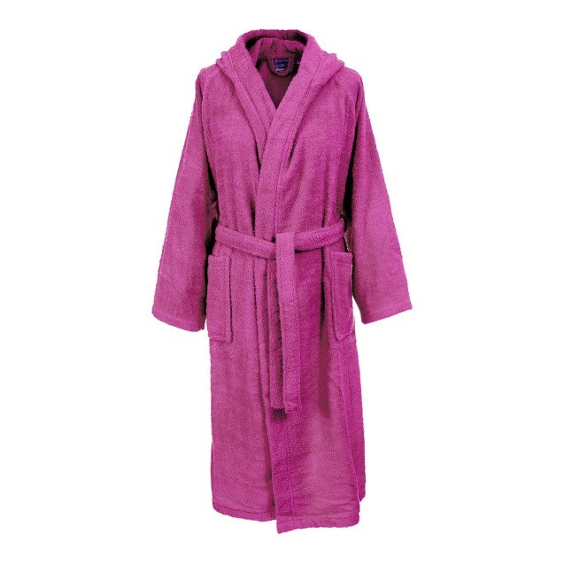 Μπουρνούζι με Κουκούλα Dimcol 3010 Σκούρο Μωβ