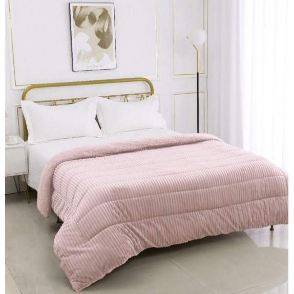Κουβερτοπάπλωμα King Size Silk Fashion Kotle Old Rose...