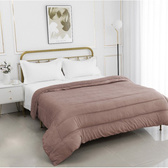 Κουβερτοπάπλωμα Μονό Silk Fashion Damask Syklamen 170x220