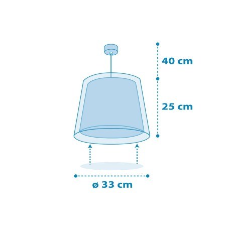 Παιδικό Φωτιστικό Οροφής Ango Light Feeling Blue 81192 T