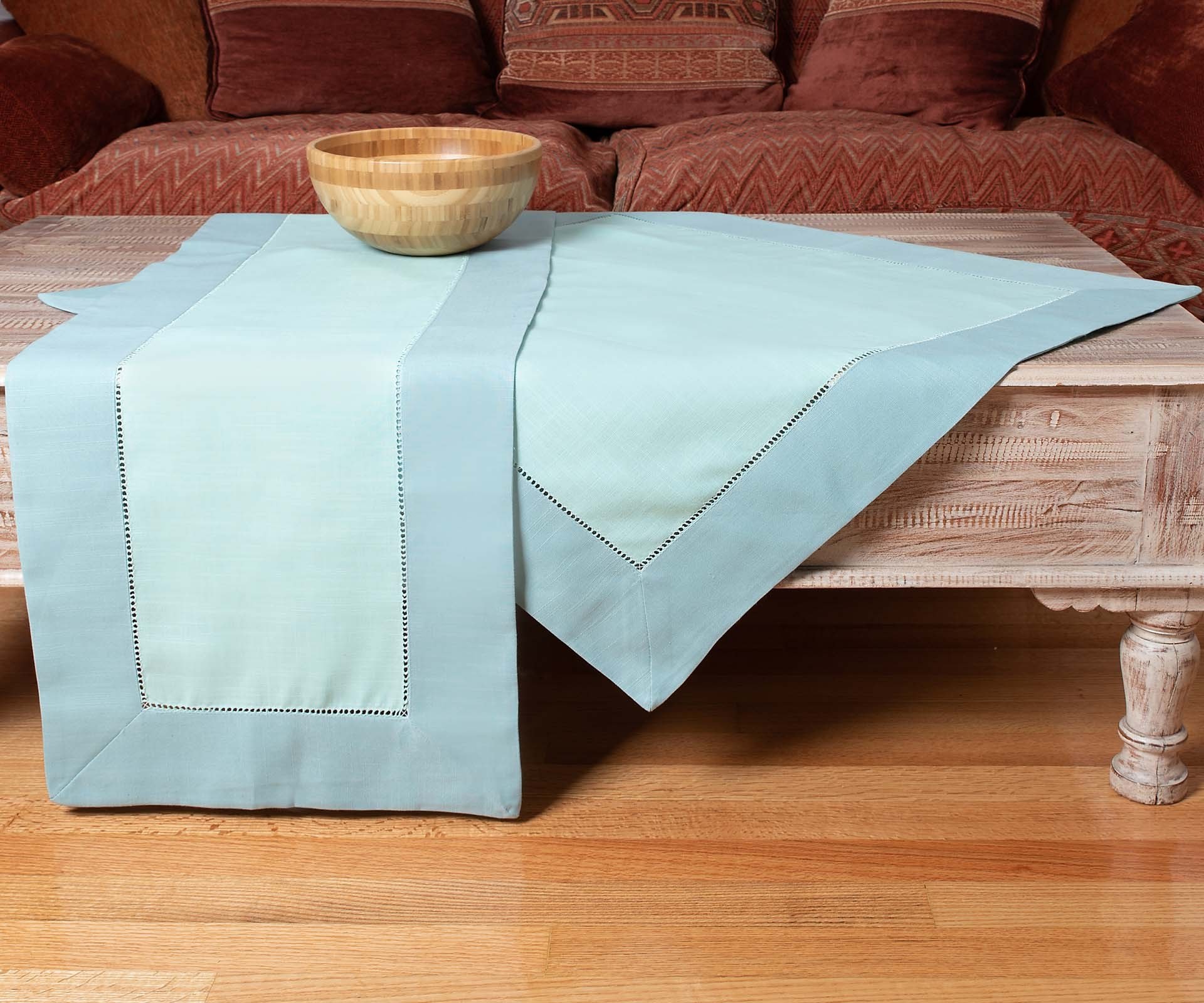 Καρέ Silk Fashion Bg17 Σιέλ/Τυρκουάζ 90 x90