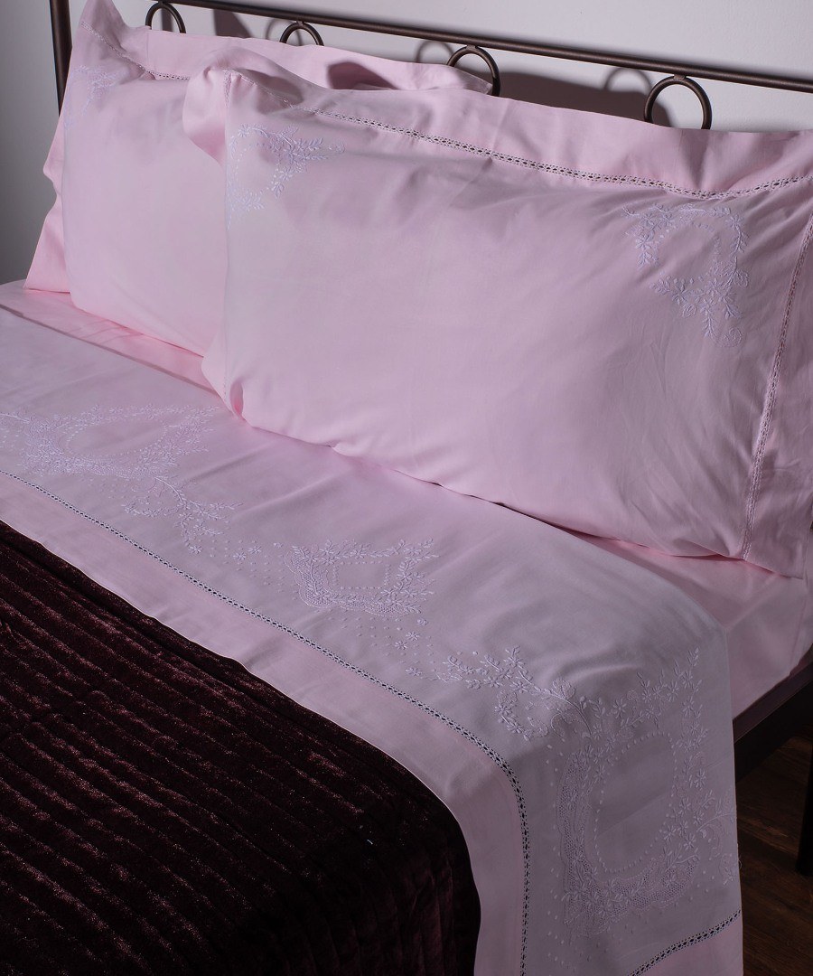 Σετ Σεντόνια Χειροποίητα Υπέρδιπλα 4 Τεμαχίων Silk Fash