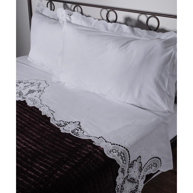 Σετ Σεντόνια Χειροποίητα Υπέρδιπλα 4 Τεμαχίων...