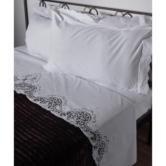 Σετ Σεντόνια Χειροποίητα Υπέρδιπλα 3 Τεμαχίων Silk...