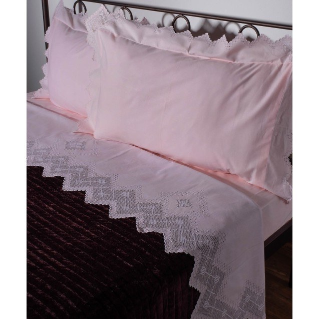 Σετ Σεντόνια Χειροποίητα Υπέρδιπλα 4 Τεμαχίων...