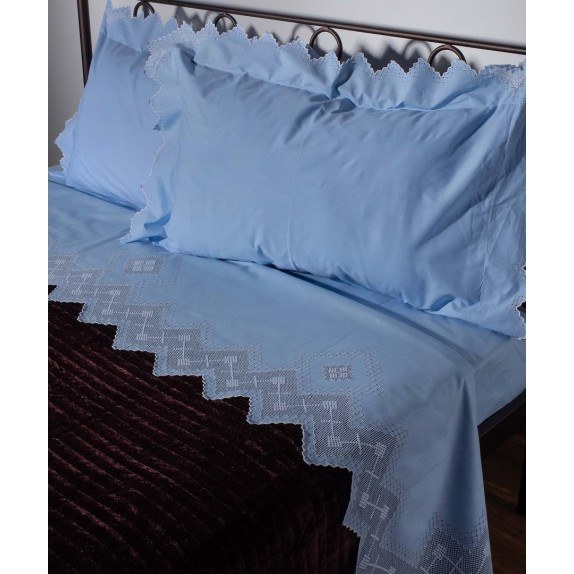 Σετ Σεντόνια Χειροποίητα Υπέρδιπλα 4 Τεμαχίων Silk...